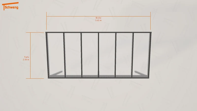 #DE Schweng Terrassenüberdachung S350 (ID bk9r83)