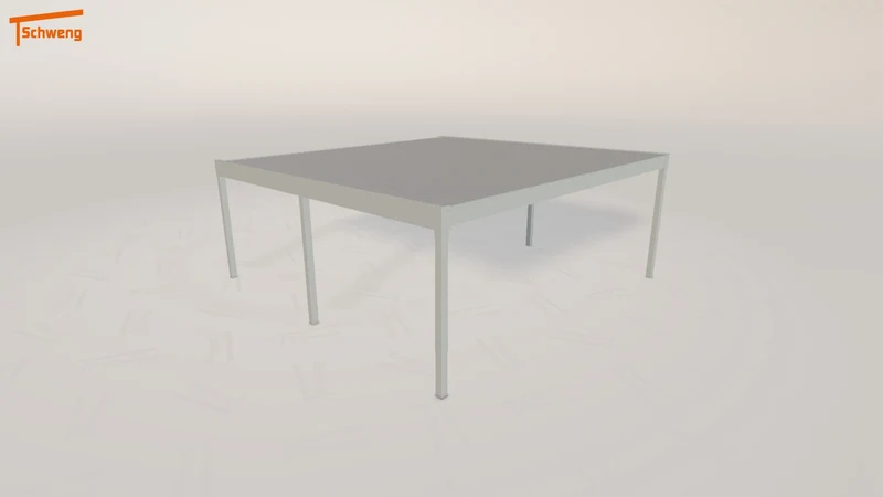 #DE Schweng Flachdachcarport C600+ (ID 2qj4gj)
