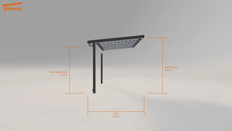 #DE Schweng Terrassenüberdachung S350 (ID zbjr7d)