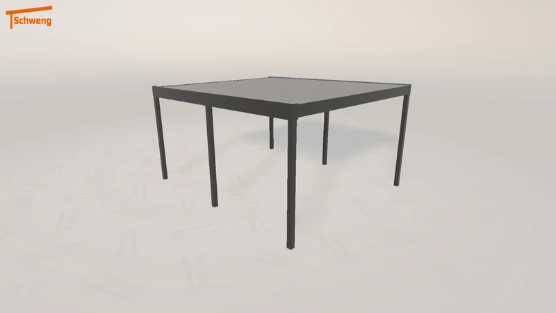 #DE Schweng Flachdachcarport C600 (ID 9wnvn3)