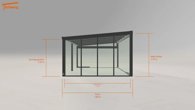 #DE Schweng Terrassenüberdachung S400 (ID n57xnj)