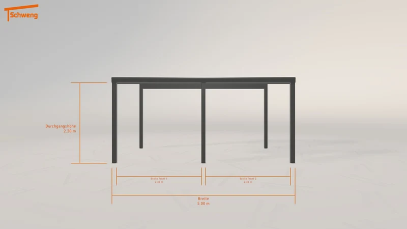 #DE Schweng Terrassenüberdachung S400 (ID qdjqyg)