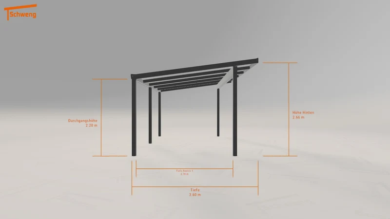 #DE Schweng Terrassenüberdachung S400 (ID qdjqyg)