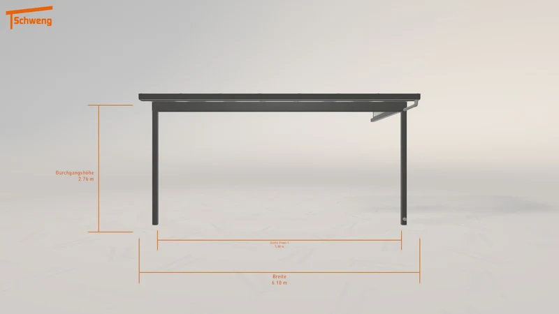 #DE Schweng Terrassenüberdachung S350 (ID v45z2n)