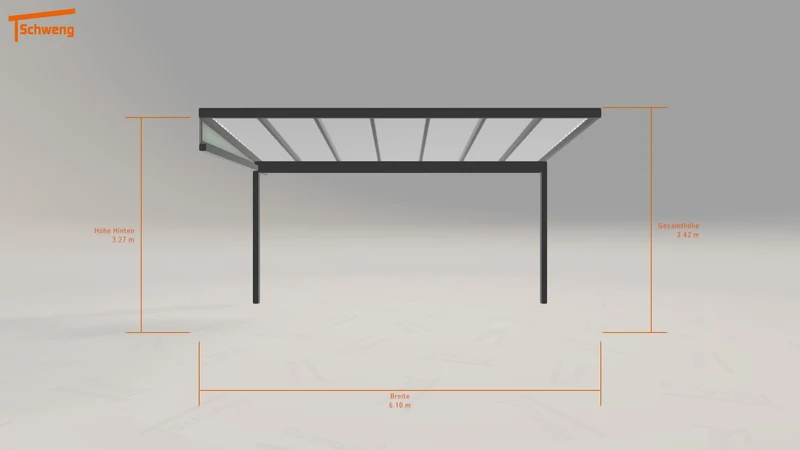 #DE Schweng Terrassenüberdachung S350 (ID v45z2n)