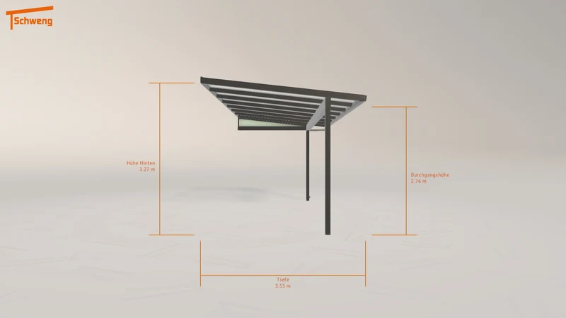 #DE Schweng Terrassenüberdachung S350 (ID v45z2n)