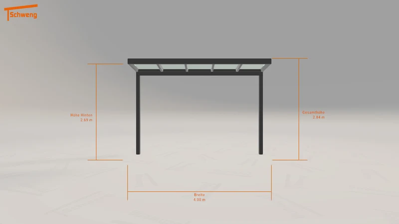 #DE Schweng Terrassenüberdachung S350 (ID 5mnxp3)