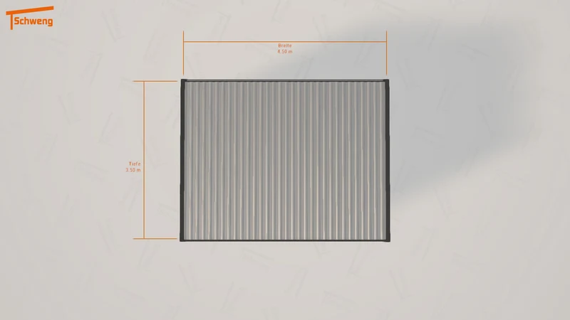 #DE Schweng Flachdachcarport C600 (ID bk94x7)