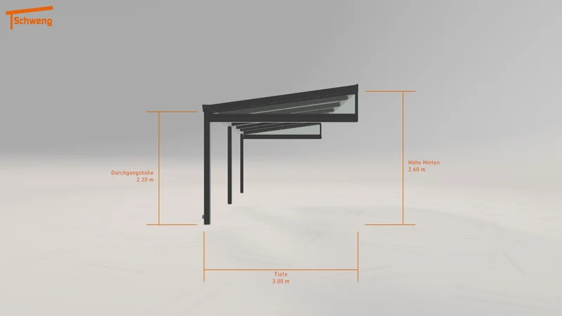 #DE Schweng Terrassenüberdachung S400 (ID qdjxz4)