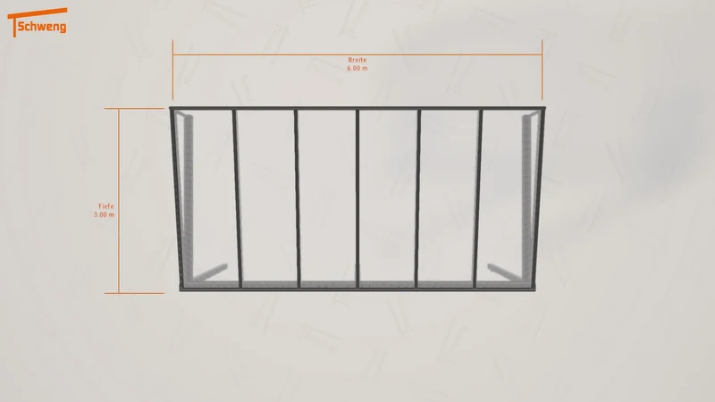 #DE Schweng Terrassenüberdachung S400 (ID qdjxz4)