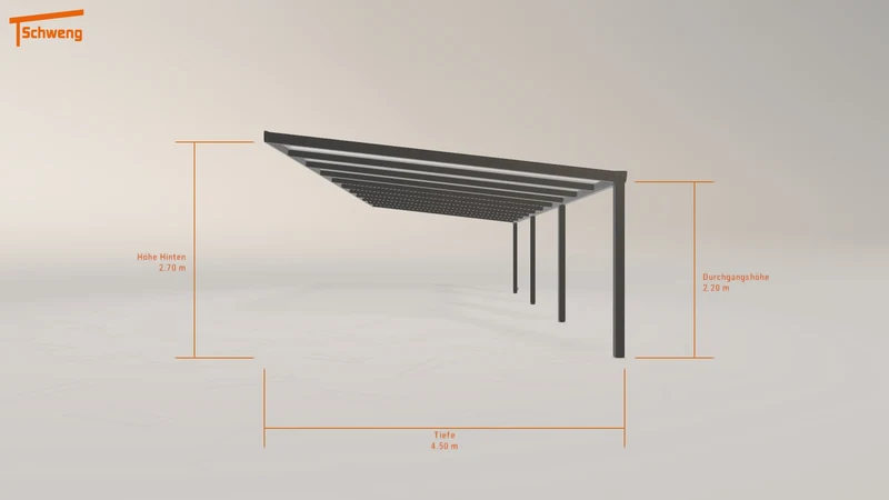 #DE Schweng Terrassenüberdachung S400 (ID n57y84)