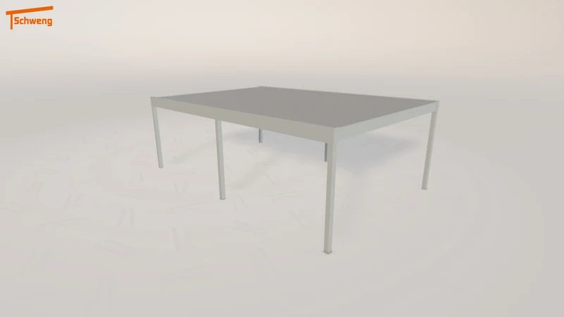 #DE Schweng Flachdachcarport C600 (ID qdj3vk)