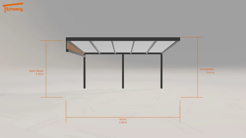 #DE Schweng Terrassenüberdachung S350 (ID v45d77)
