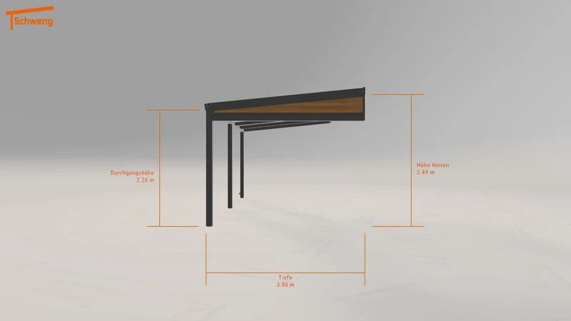 #DE Schweng Terrassenüberdachung S350 (ID v45d77)