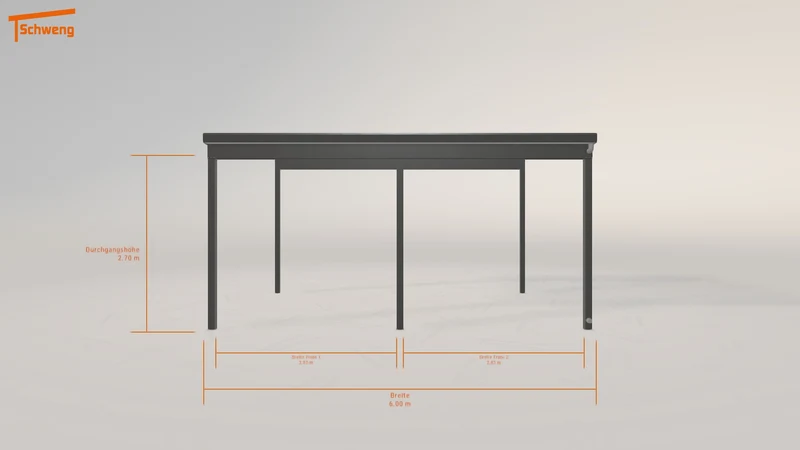 #DE Schweng Pultdachcarport S400 (ID 85drpj) #MTG