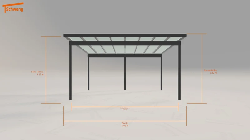 #DE Schweng Pultdachcarport S400 (ID 85drpj) #MTG
