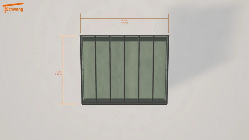 #DE Schweng Terrassenüberdachung S400 (ID 33wggw)