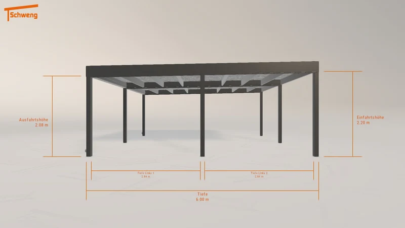 #DE Schweng Flachdachcarport C600 (ID yg8w7v) #MTG