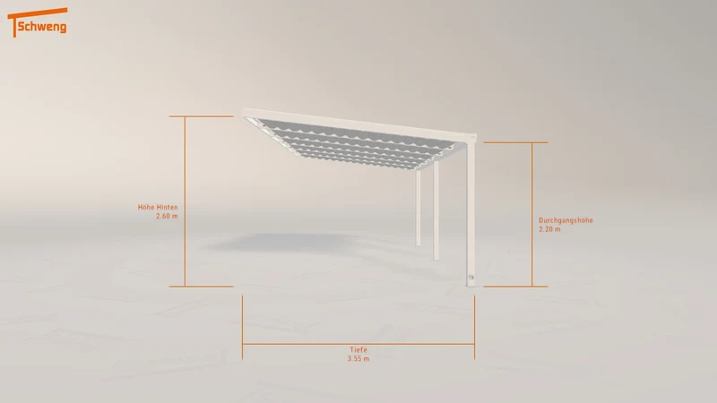 #DE Schweng Terrassenüberdachung S400 (ID 9wngxv)
