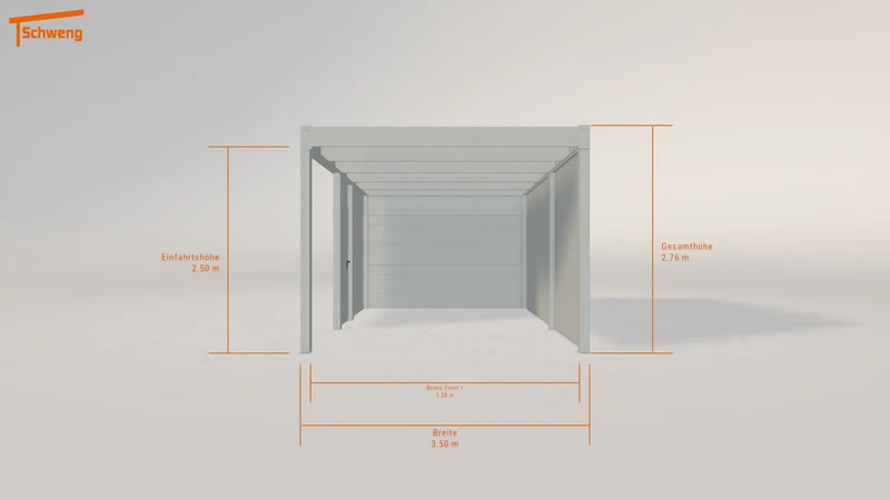 #DE Schweng Flachdachcarport C600 (ID yg8b7p) #MTG
