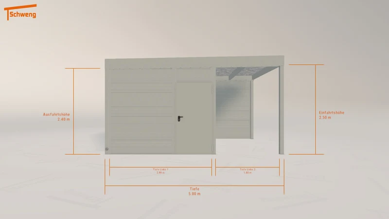 #DE Schweng Flachdachcarport C600 (ID yg8b7p) #MTG