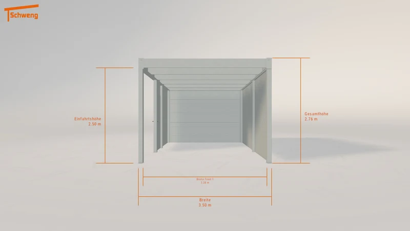 #DE Schweng Flachdachcarport C600 (ID 33wzpz) #MTG