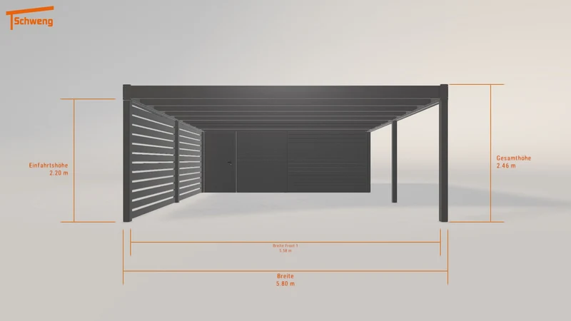 #DE Schweng Flachdachcarport C600 (ID g78mpp) #MTG