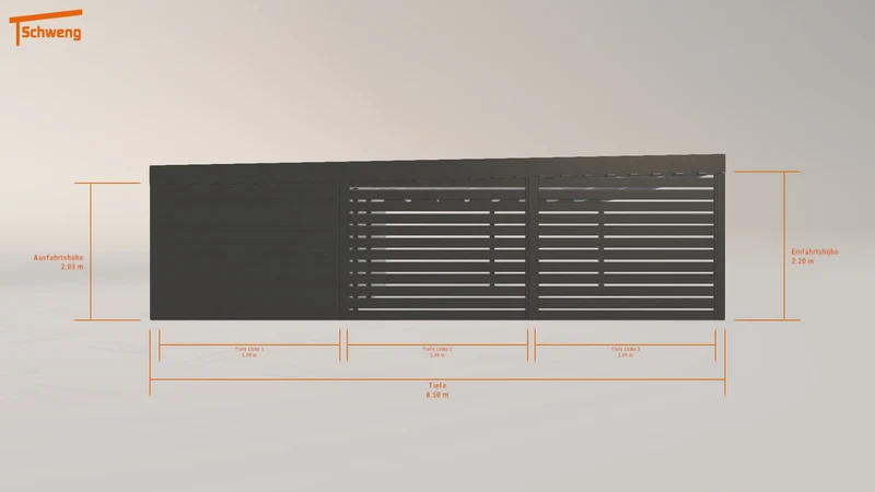 #DE Schweng Flachdachcarport C600 (ID g78mpp) #MTG