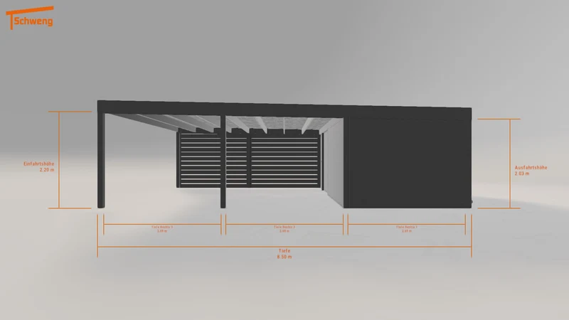 #DE Schweng Flachdachcarport C600 (ID g78mpp) #MTG