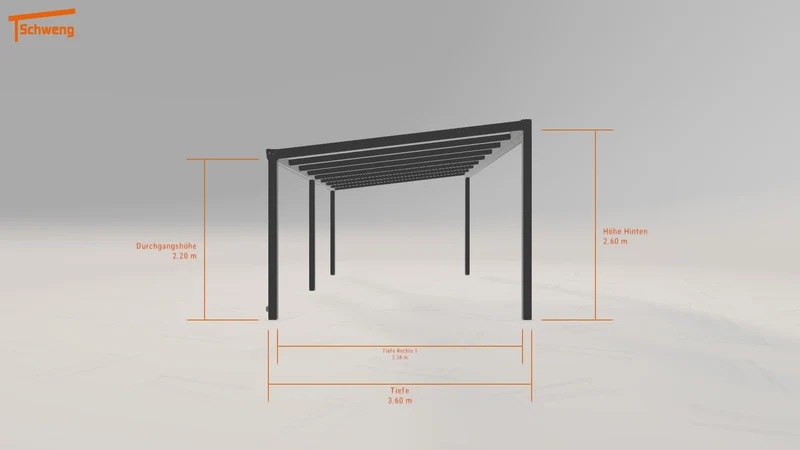 #DE Schweng Terrassenüberdachung S400 (ID mj5grv)