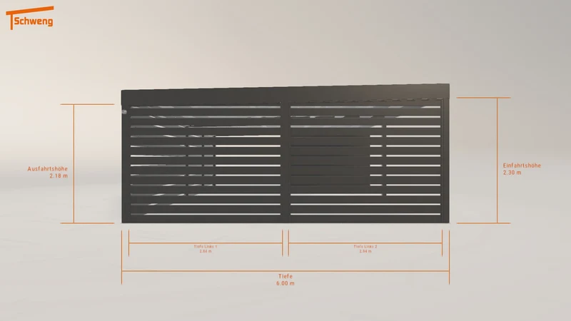 #DE Schweng Flachdachcarport C600 (ID 33wy7g) #MTG