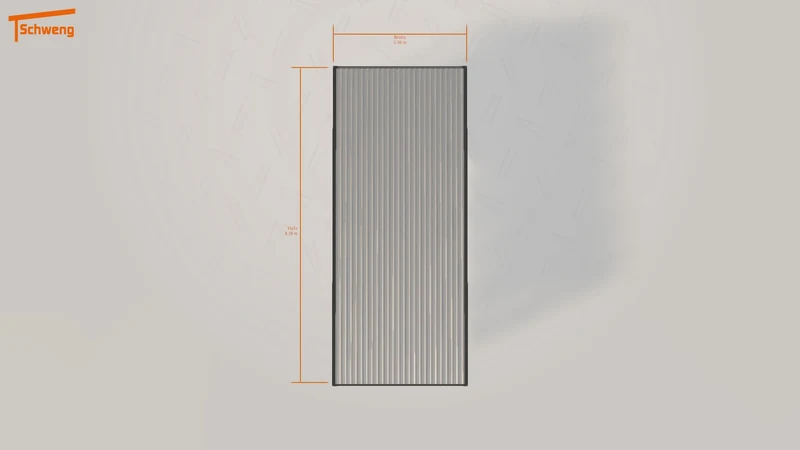 #DE Schweng Flachdachcarport C600 (ID v452jb)