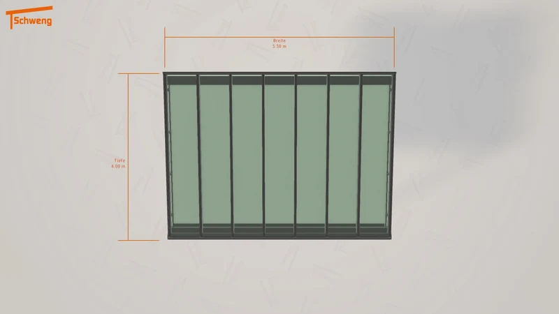 #DE Schweng Terrassenüberdachung S400 (ID 9wnrrv)
