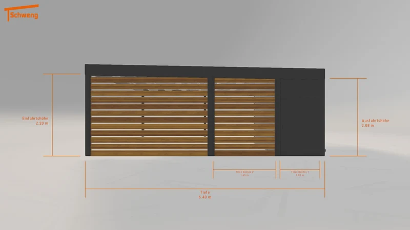 #DE Schweng Flachdachcarport C600+ (ID x7xgry) #MTG