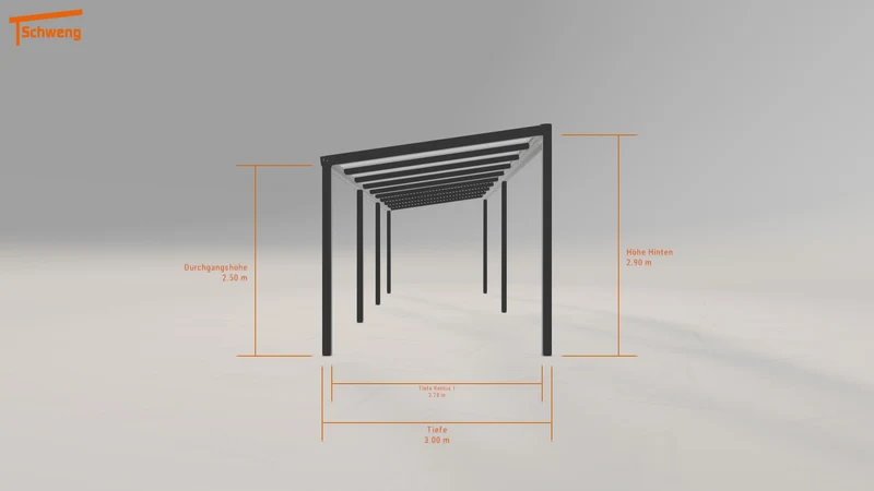 #DE Schweng Pultdachcarport S350 (ID bk9r73)