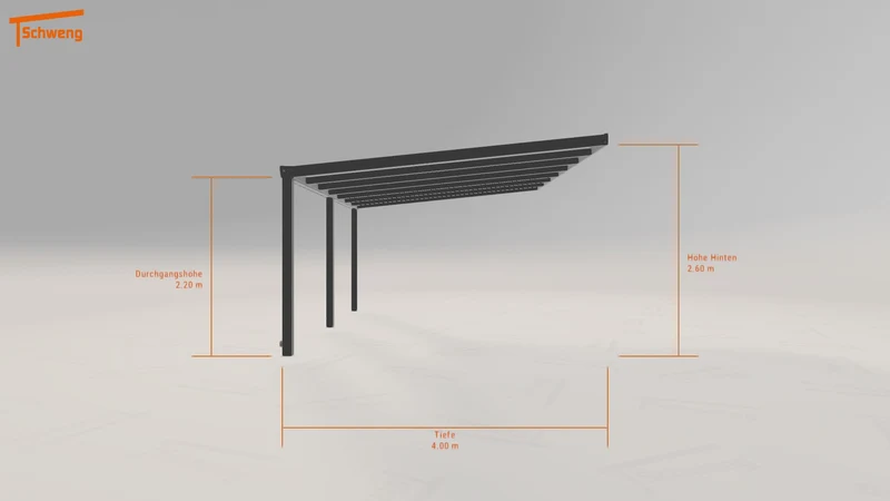 #DE Schweng Terrassenüberdachung S400 (ID 85dzy2)