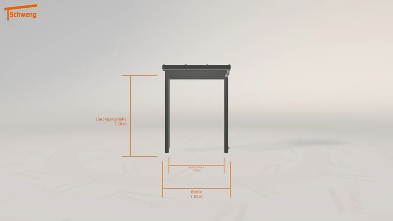 #DE Schweng Terrassenüberdachung S350 (ID 77q395)