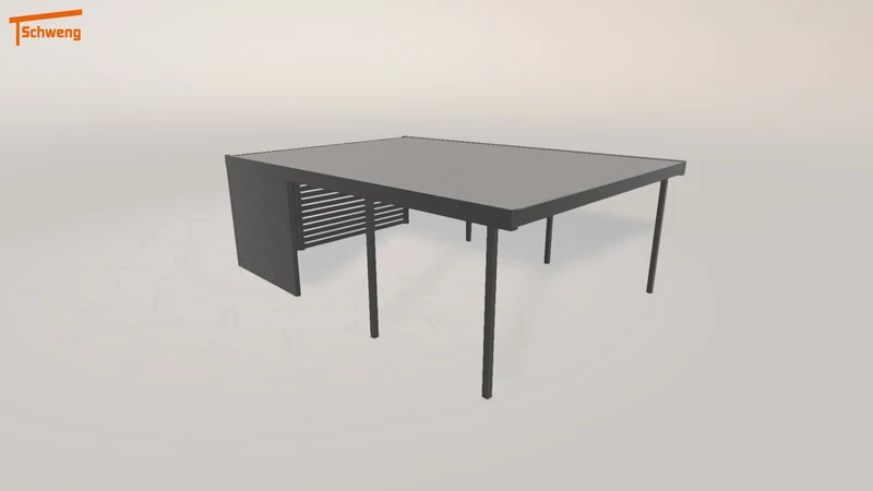 #DE Schweng Flachdachcarport C600+ (ID bk94j3) #MTG