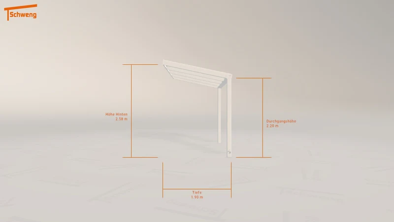 #DE Schweng Terrassenüberdachung S350 (ID 2qjyxj)