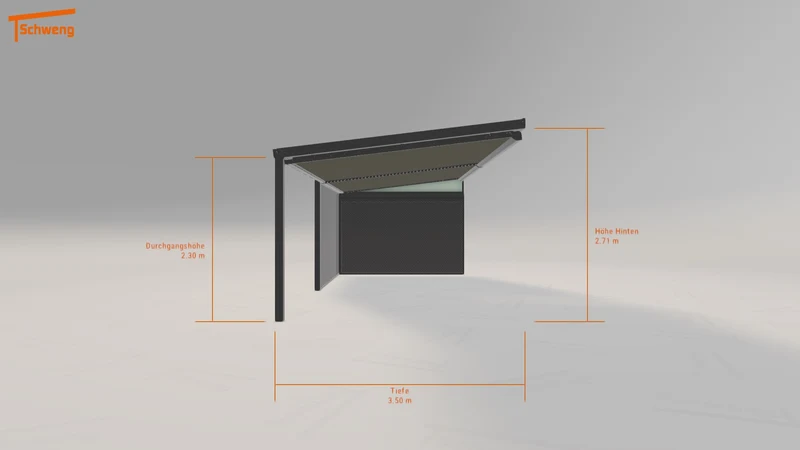 #DE Schweng Terrassenüberdachung S350 (ID 5mngdz)