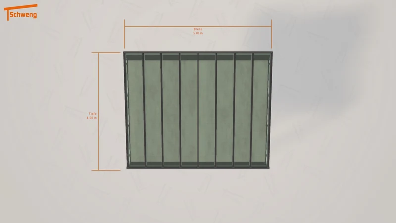 #DE Schweng Terrassenüberdachung S400 (ID g78bzr)