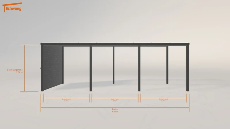 #DE Schweng Pultdachcarport S350 (ID jjz7k7)