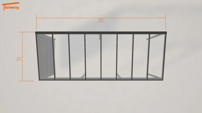 #DE Schweng Pultdachcarport S350 (ID jjz7k7)