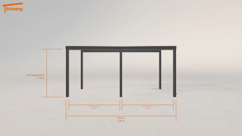 #DE Schweng Terrassenüberdachung S400 (ID 5mn42q)