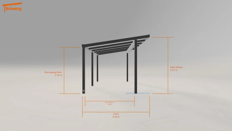 #DE Schweng Terrassenüberdachung S400 (ID 5mn42q)