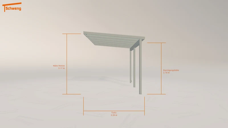 #DE Schweng Terrassenüberdachung S350 (ID 9wn38q)