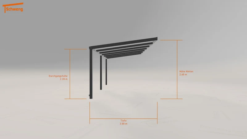 #AT Schweng Pultdachcarport S350 (ID 77qy3p) #MTG