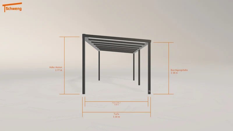 #DE Schweng Terrassenüberdachung S350 (ID 85d8qq)