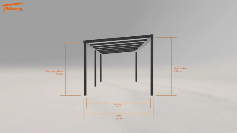 #DE Schweng Terrassenüberdachung S350 (ID 85d8qq)