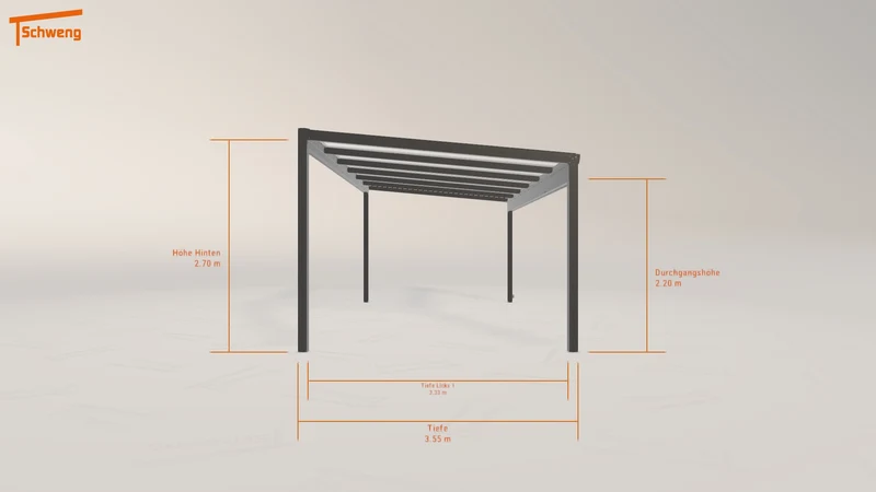 #DE Schweng Terrassenüberdachung S350 (ID w37pq3)